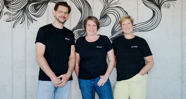 Ex-Burger-King-CMO Klaus Schmäing ist neuer Marketingdirektor bei Fritz-Kola - Klaus Schmäing, Katrin Schilz und Silke Grell - Quelle: Fritz-Kola